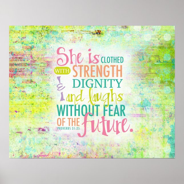 Póster Proverbs 31 Mujer Poster (Frente)