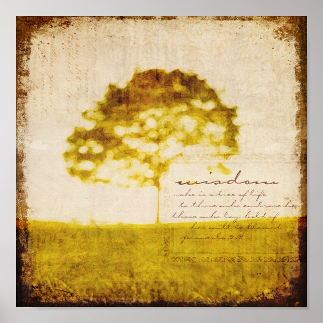 Póster Proverbs 3:18 (Frente)