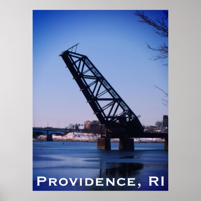 Póster Providence, RI 'Stuck Up Bridge' (Frente)