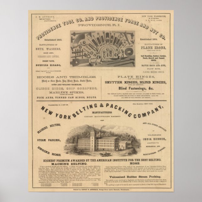 Póster Providencia, Forge y Nut Company (Frente)