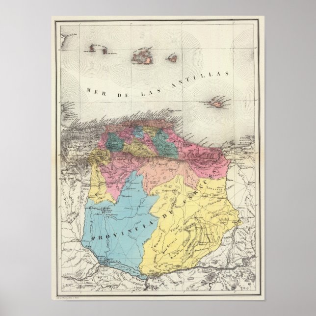 Póster Provincia de Caracas (Frente)