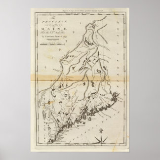 Póster Provincia de Maine