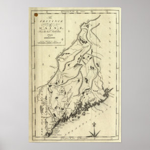 Póster Provincia de Maine