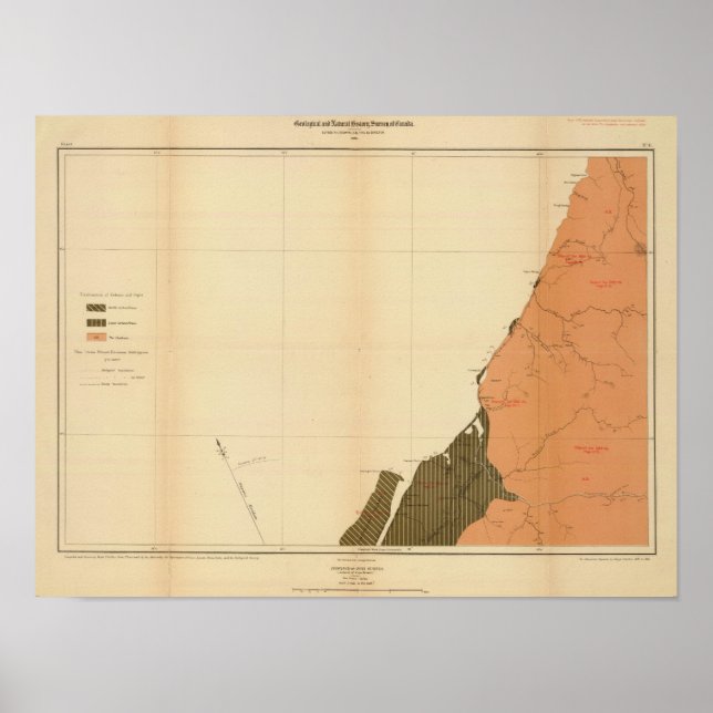 Póster Provincia de Nueva Escocia Isla del Cabo Bretón 11 (Frente)