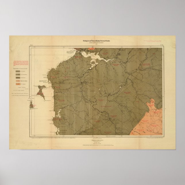 Póster Provincia de Nueva Escocia Isla del Cabo Bretón 4 (Frente)