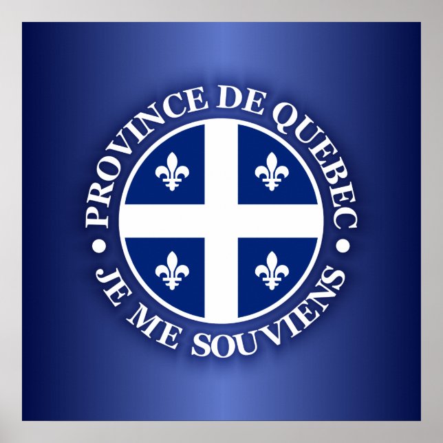 Póster Provincia de Quebec (Frente)