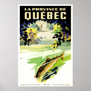Póster Provincia de Quebec del La
