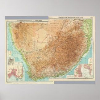 Póster Provincia del Cabo compuesta, Transvaal