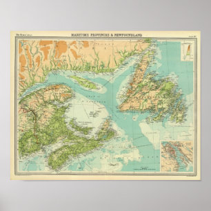 Póster Provincias marítimas y Terranova
