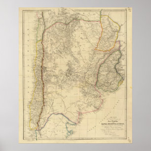 Póster Provincias unidas de La Plata, Banda Oriental