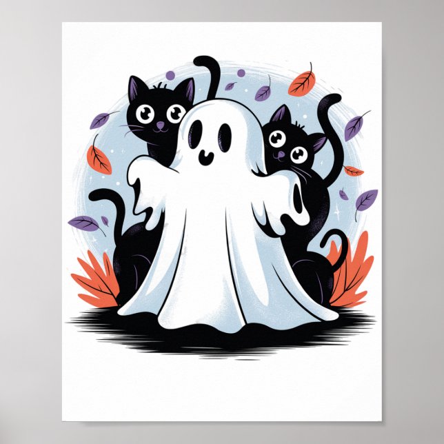 Póster Provocación nocturna de Halloween (Frente)