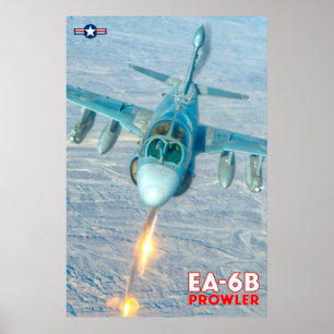 PÓSTER PROWLER DE EA-6B - ¡FLARES!