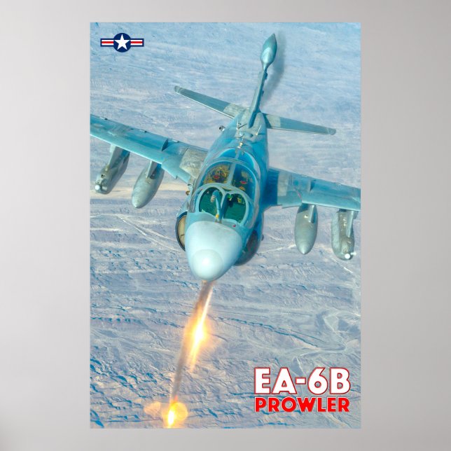PÓSTER PROWLER DE EA-6B - ¡FLARES! (Frente)