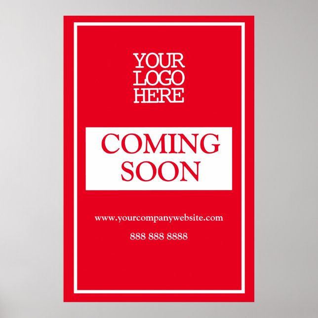 Póster Próximamente se acerca el logo de Red Business Pos (Frente)