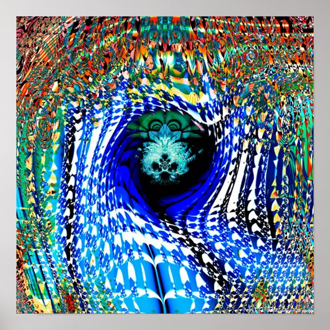 Póster Proyección fractal 2.7a (Frente)