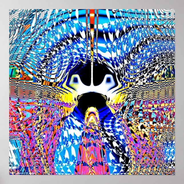 Póster Proyección fractal 2.7b (Frente)