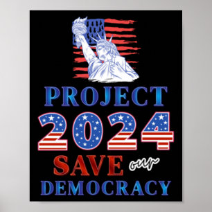 Póster Proyecto 2024 Salvemos nuestra democracia