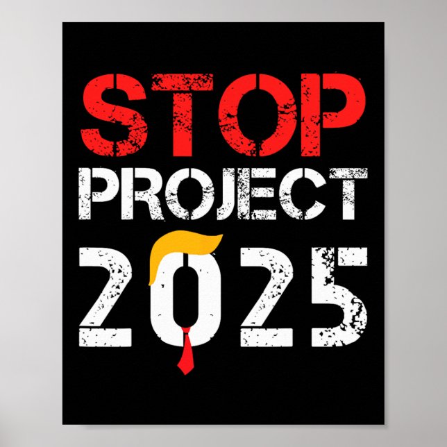 Póster Proyecto 2025 de Trump contra Trump 3 (Frente)