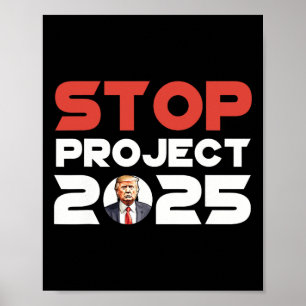Póster Proyecto 2025 Patriótico contra Trump