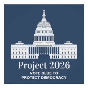 Póster Proyecto 2026 Vota por la Democracia