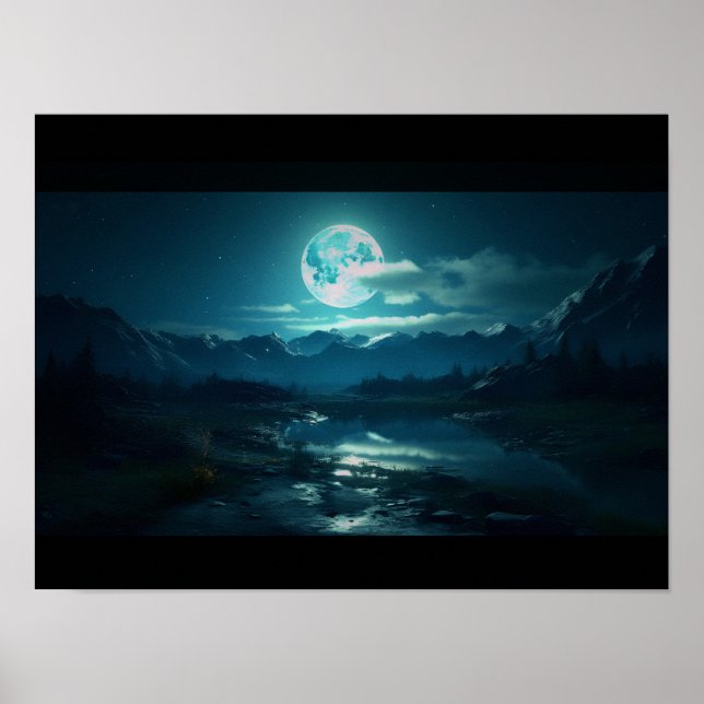 Póster Proyecto Génesis a la luz de la luna (Frente)