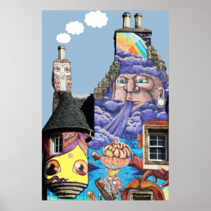 Póster Proyecto Graffiti del Castillo de Kelburn Fairlie