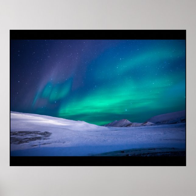 Póster proyecto personalizado de luces del norte para el  (Frente)