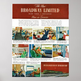 Póster PRR New Broadway Limited