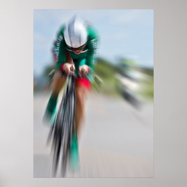 Póster Prueba de Tiempo Individual Femenina No 3 Versión  (Frente)