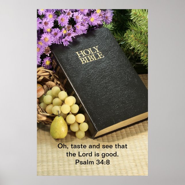 Póster Prueba y mira que el Señor es bueno (Frente)