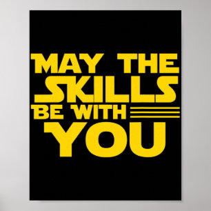 Póster Pruebas Diurnas - Que Las Habilidades Estén Con La