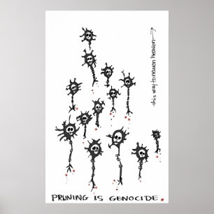 Póster Pruning es Poster del genocidio