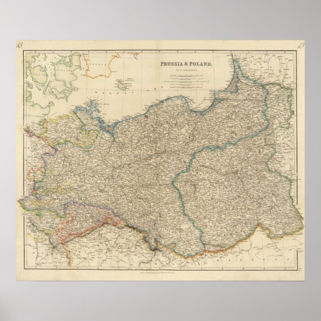 Póster Prusia, Polonia (Frente)