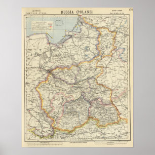 Póster Prusia y Polonia