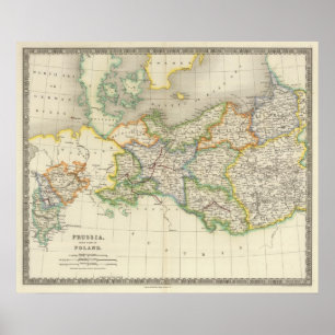 Póster Prusia y Polonia