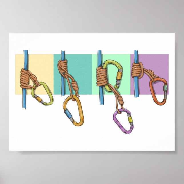 Póster PRUSIK Thirdhand, Manchard, Klemheist, Bachmann (Frente)