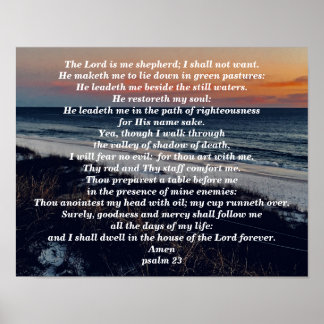PÓSTER PSALM 23