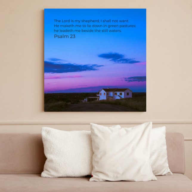 Póster Psalm 23:1 KJV Wall Art – Scripture Poster (Subido por el creador)