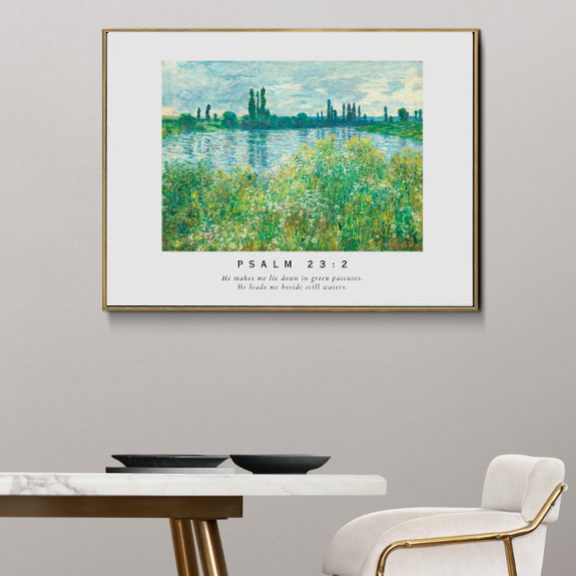 Póster Psalm 23:2 Bible Verse Poster (Subido por el creador)