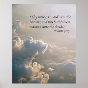 Póster Psalm 36:5
