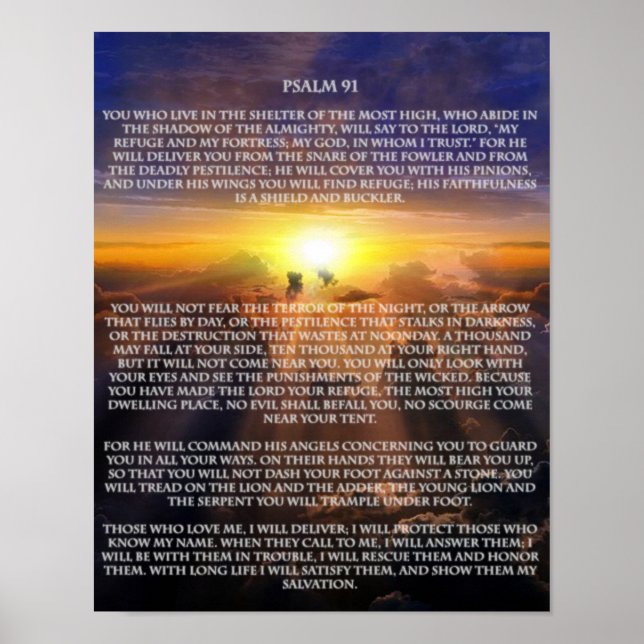 PÓSTER PSALM 91 (Frente)