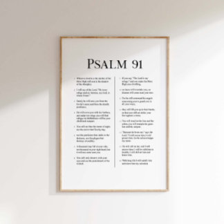 Póster Psalm 91 