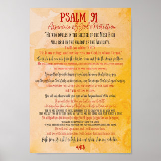 Póster PSALM 91 Prayer
