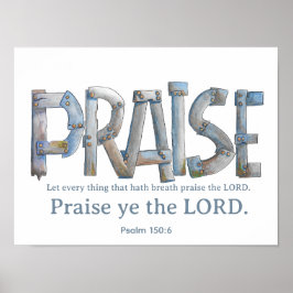 Póster Psalm Praise