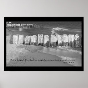 Póster Psalms 106:1 Poster