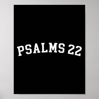 Póster Psalms 22 