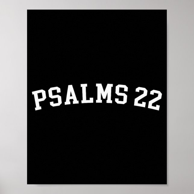 Póster Psalms 22  (Frente)