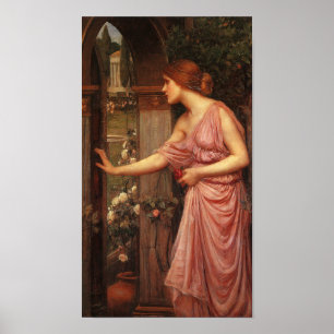 Póster Psiche Pre Raphaelite de John W. Waterhouse