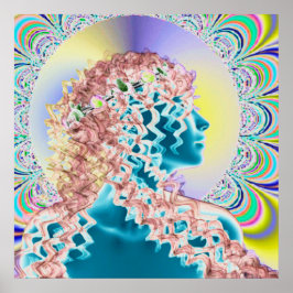 Póster Psicodelia nueva romántica