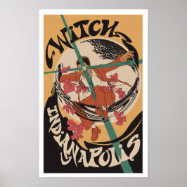 Póster Psicodelia Zamrock WITCH Indianápolis Poster